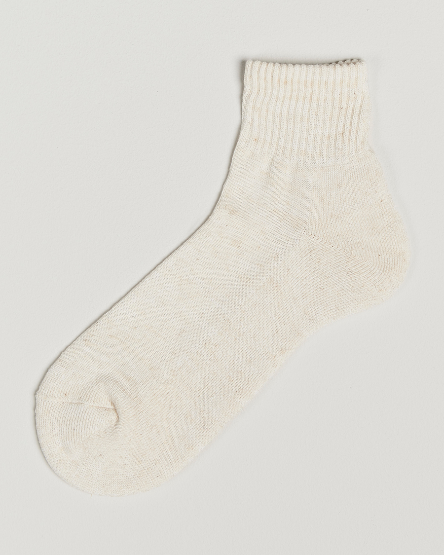 Herr | Underkläder | BEAMS PLUS | Short Pile Socks Off White
