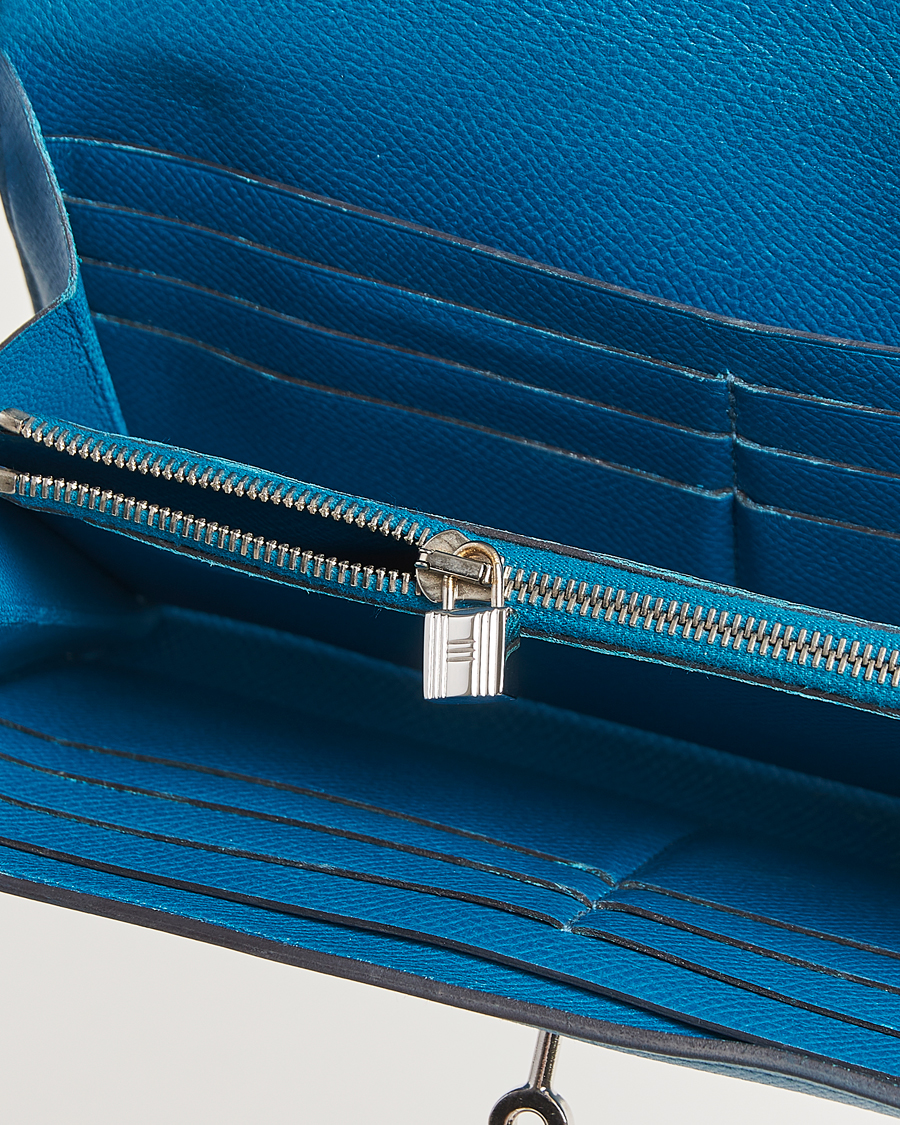 Herr | Gifts for Her | Hermès Pre-Owned | Kelly Wallet Epsom Leather Blue