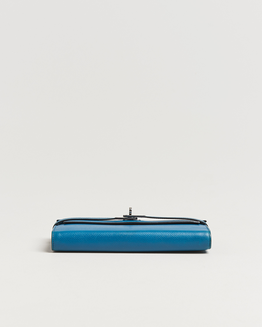 Herr | Gifts for Her | Hermès Pre-Owned | Kelly Wallet Epsom Leather Blue