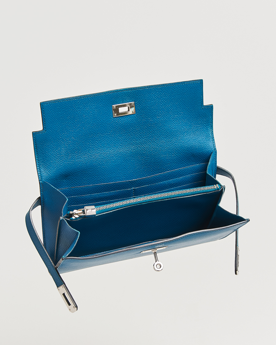 Herr | Gifts for Her | Hermès Pre-Owned | Kelly Wallet Epsom Leather Blue