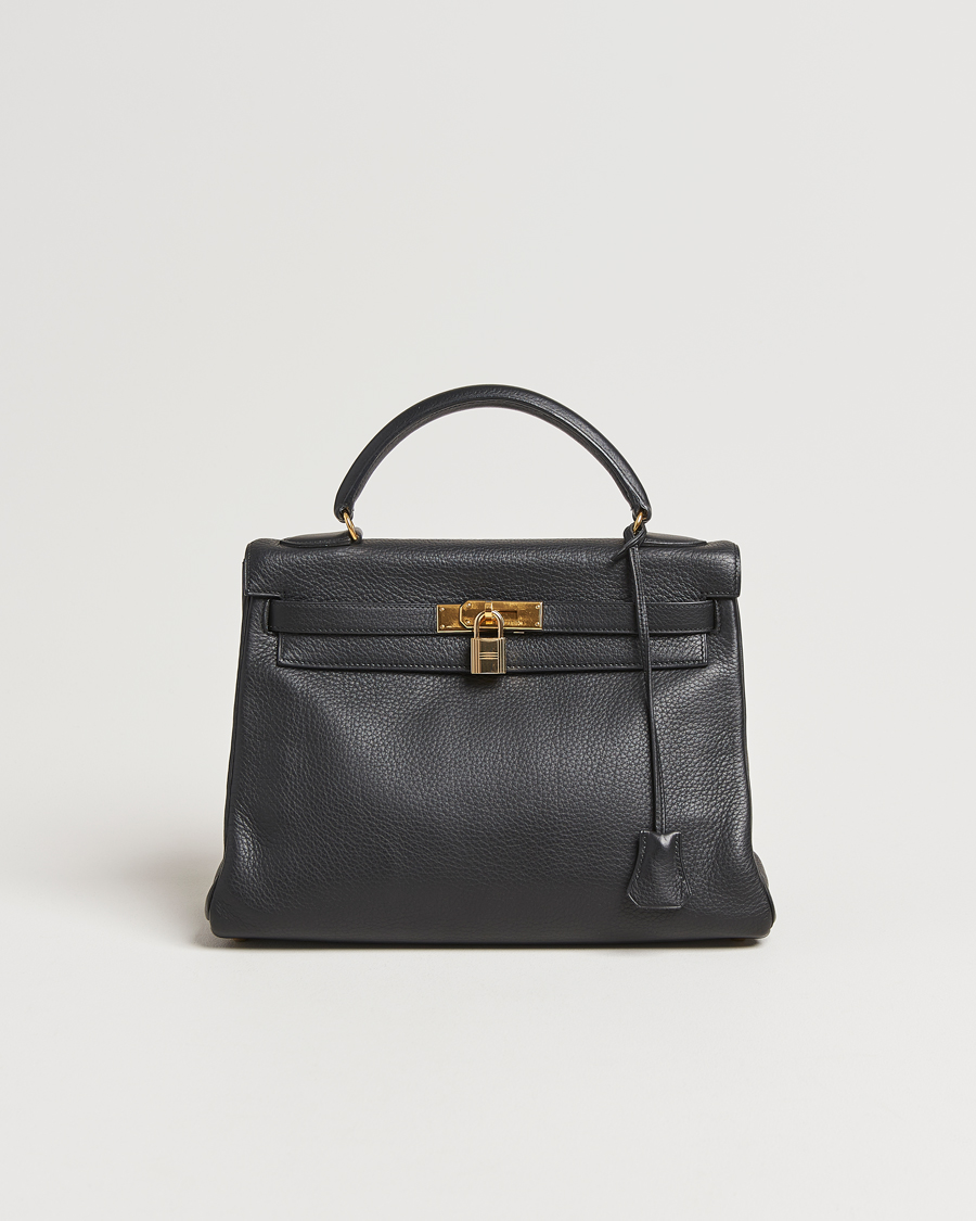Herr | Pre-Owned & Vintage Bags | Hermès Pre-Owned | Kelly 32 Handbag Taurillon Leather Black