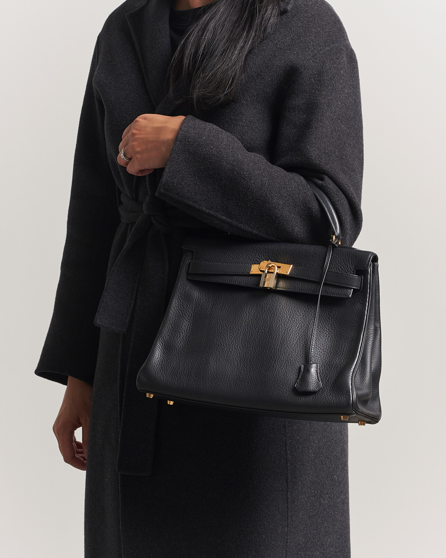 Herr | Pre-Owned & Vintage Bags | Hermès Pre-Owned | Kelly 32 Handbag Taurillon Leather Black