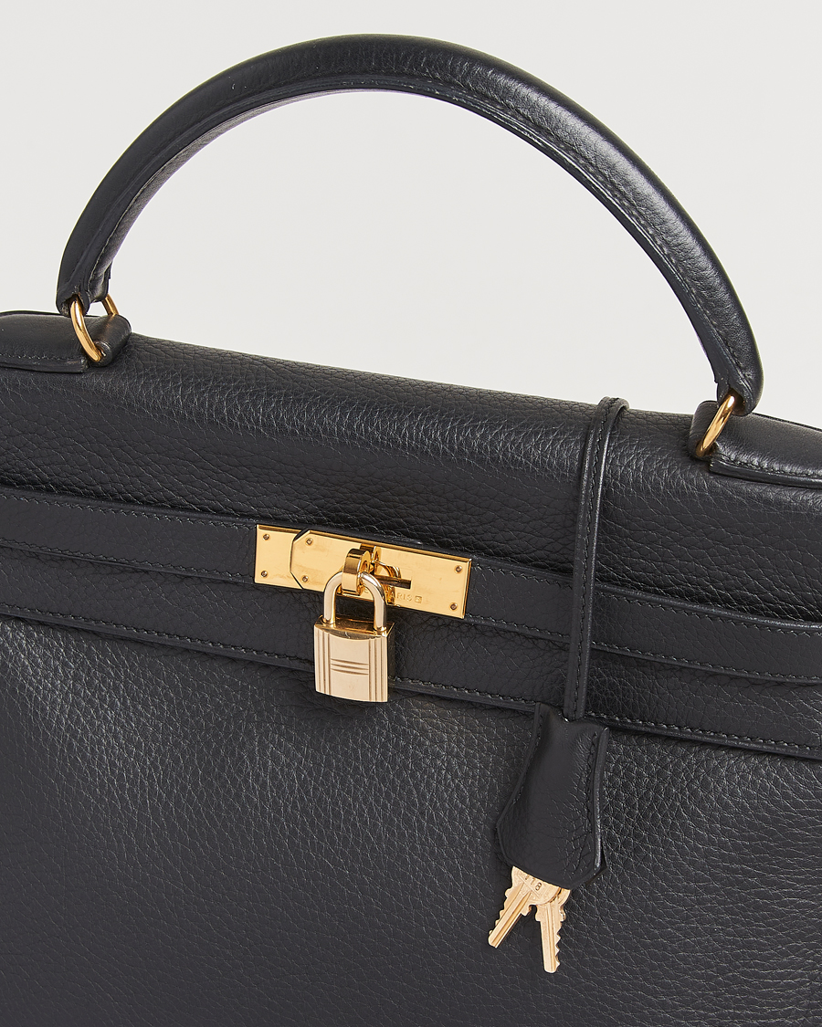 Herr | Pre-Owned & Vintage Bags | Hermès Pre-Owned | Kelly 32 Handbag Taurillon Leather Black