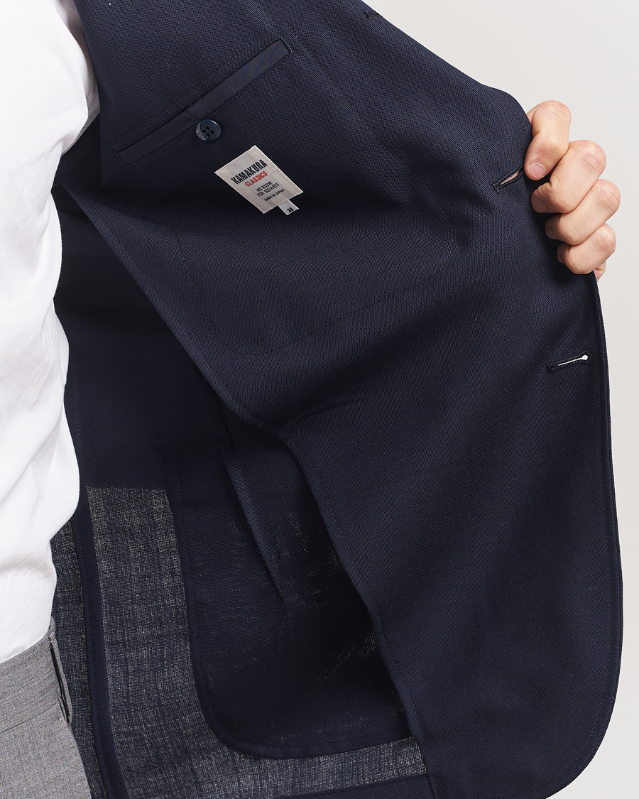 Herr | Kavajer | Kamakura Shirts | Unconstructed Ivy Blazer Navy