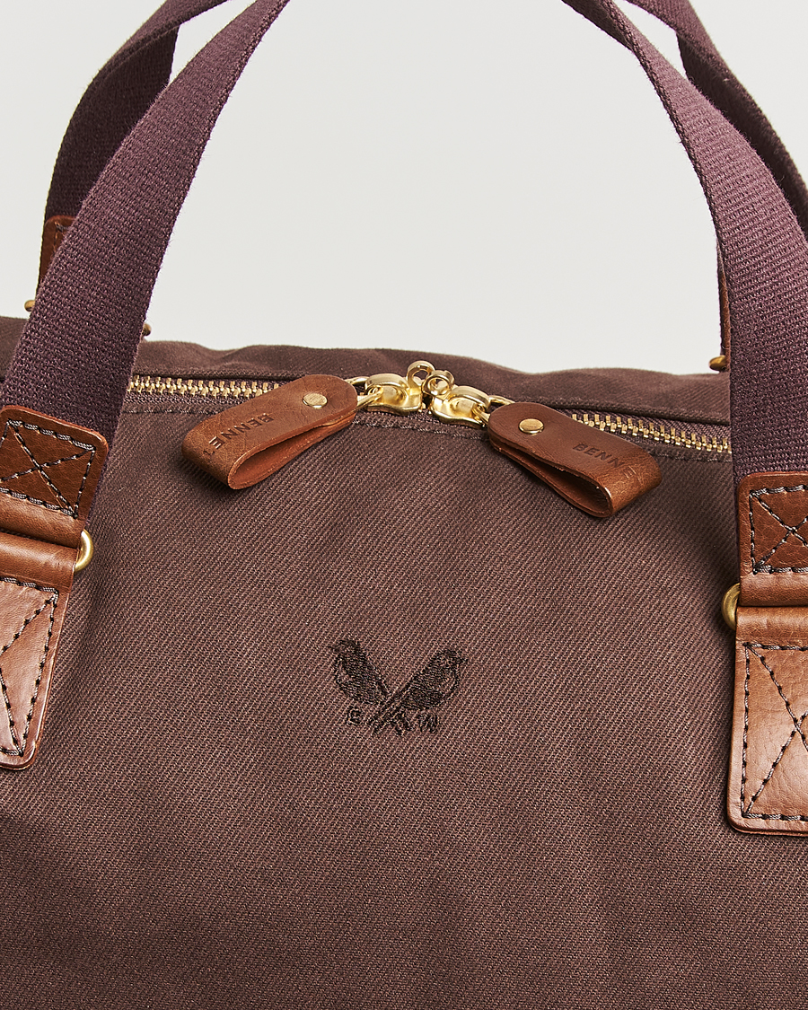 Herr | Väskor | Bennett Winch | Canvas Suit Carrier Holdall Chocolate