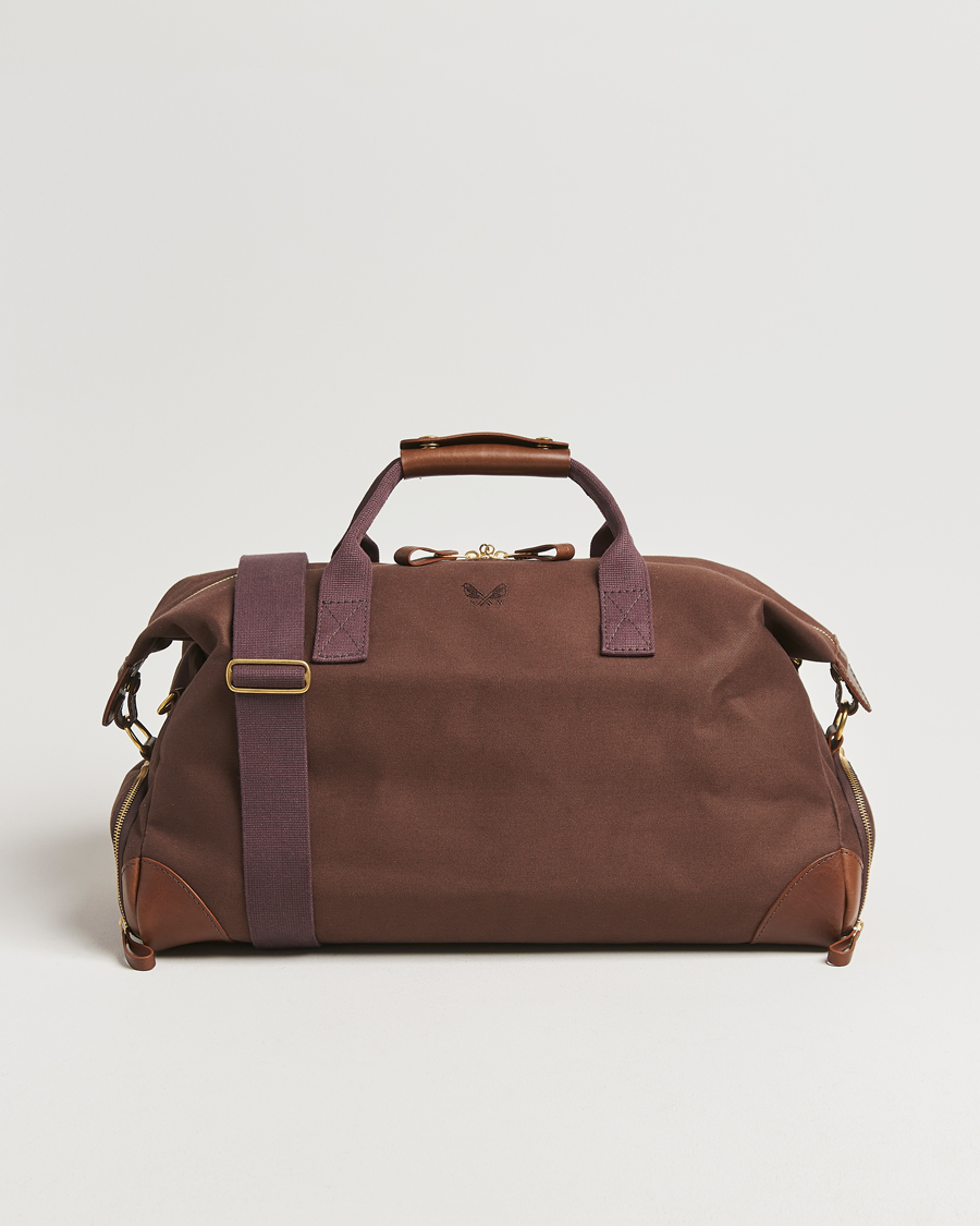 Herr | Väskor | Bennett Winch | Canvas Weekender Black Chocolate