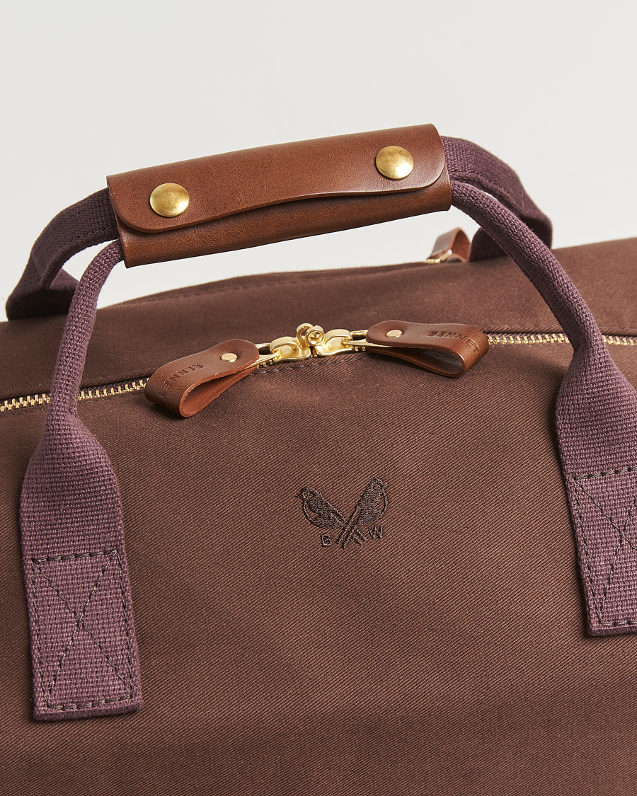 Herr | Väskor | Bennett Winch | Canvas Weekender Black Chocolate