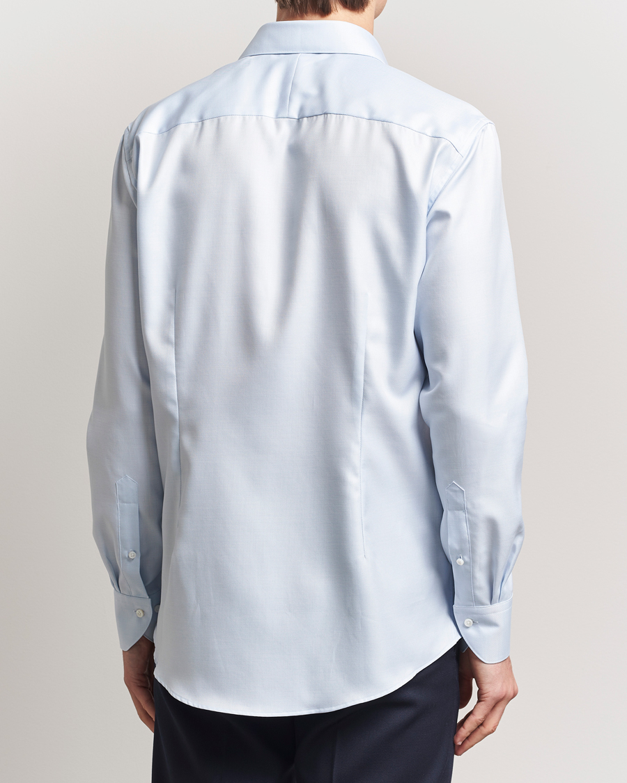 Herr | Skjortor | Stenströms | 1899 Cotton Twill Shirt Light Blue