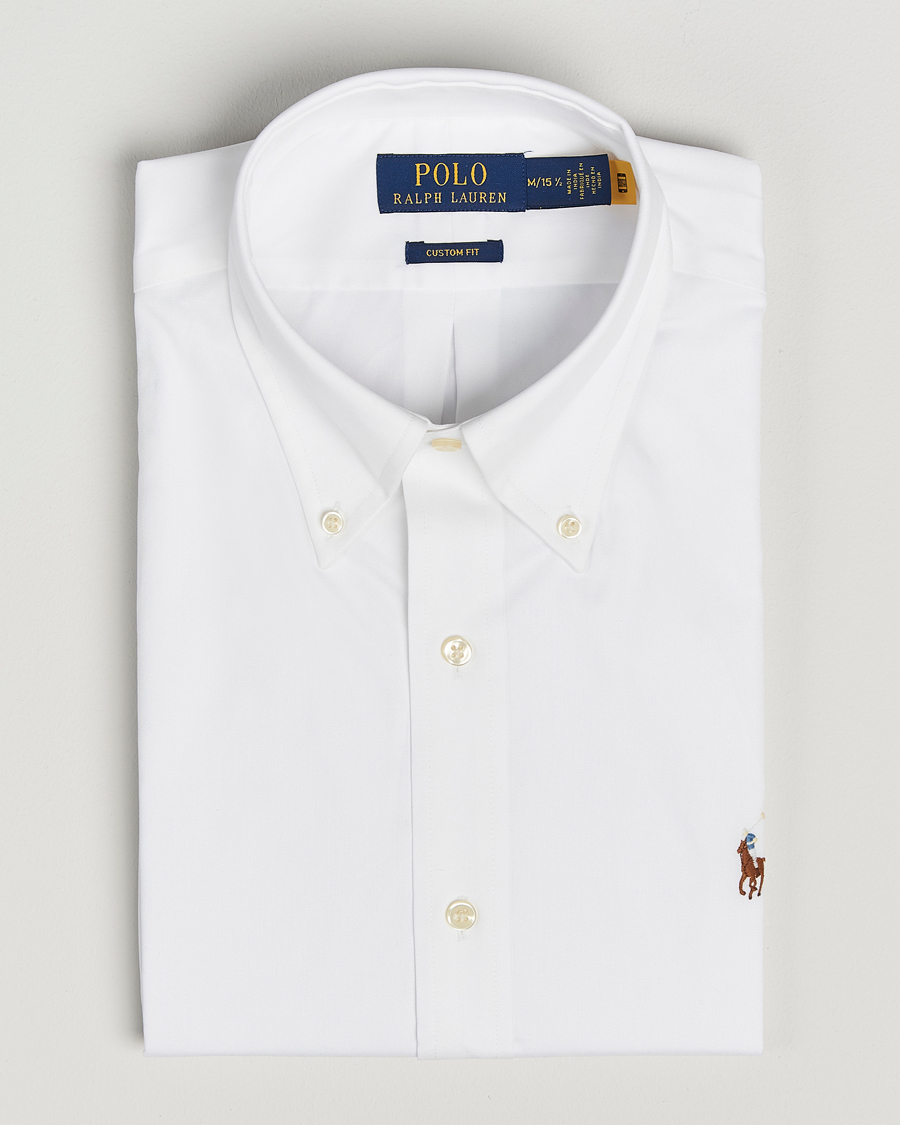 Herr | Skjortor | Polo Ralph Lauren | Custom Fit Oxford Dress Shirt White