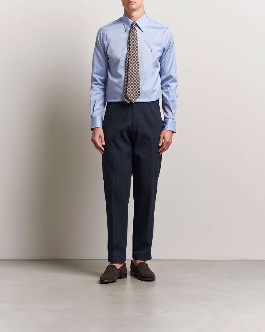 Herr | Skjortor | Polo Ralph Lauren | Custom Fit Oxford Dress Shirt True Blue