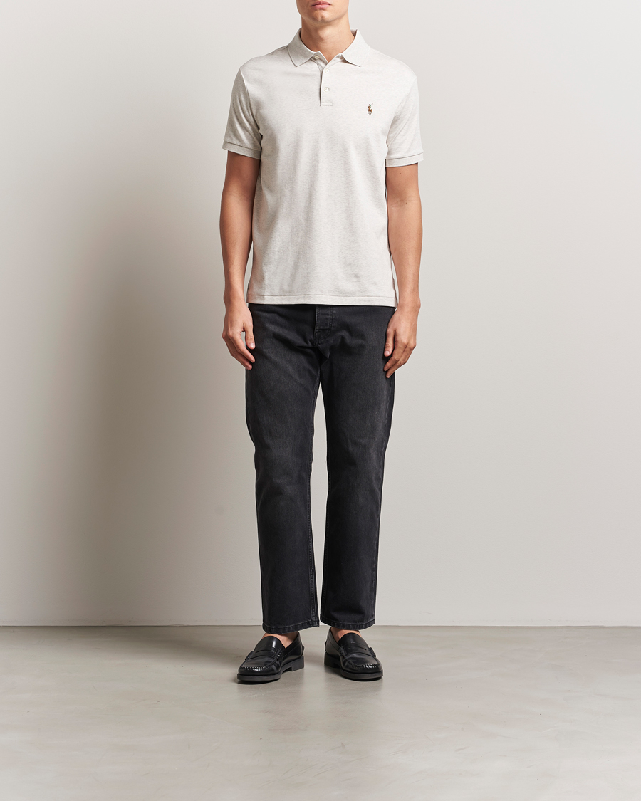 Herr | Pikéer | Polo Ralph Lauren | Custom Slim Fit Cotton Polo State Heather
