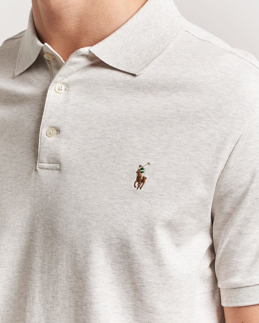 Herr | Pikéer | Polo Ralph Lauren | Custom Slim Fit Cotton Polo State Heather
