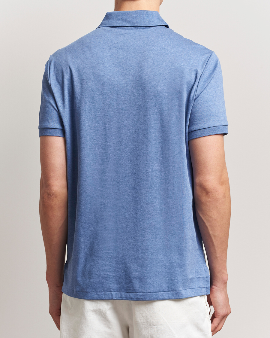 Herr | Pikéer | Polo Ralph Lauren | Custom Slim Fit Cotton Polo Faded Royal