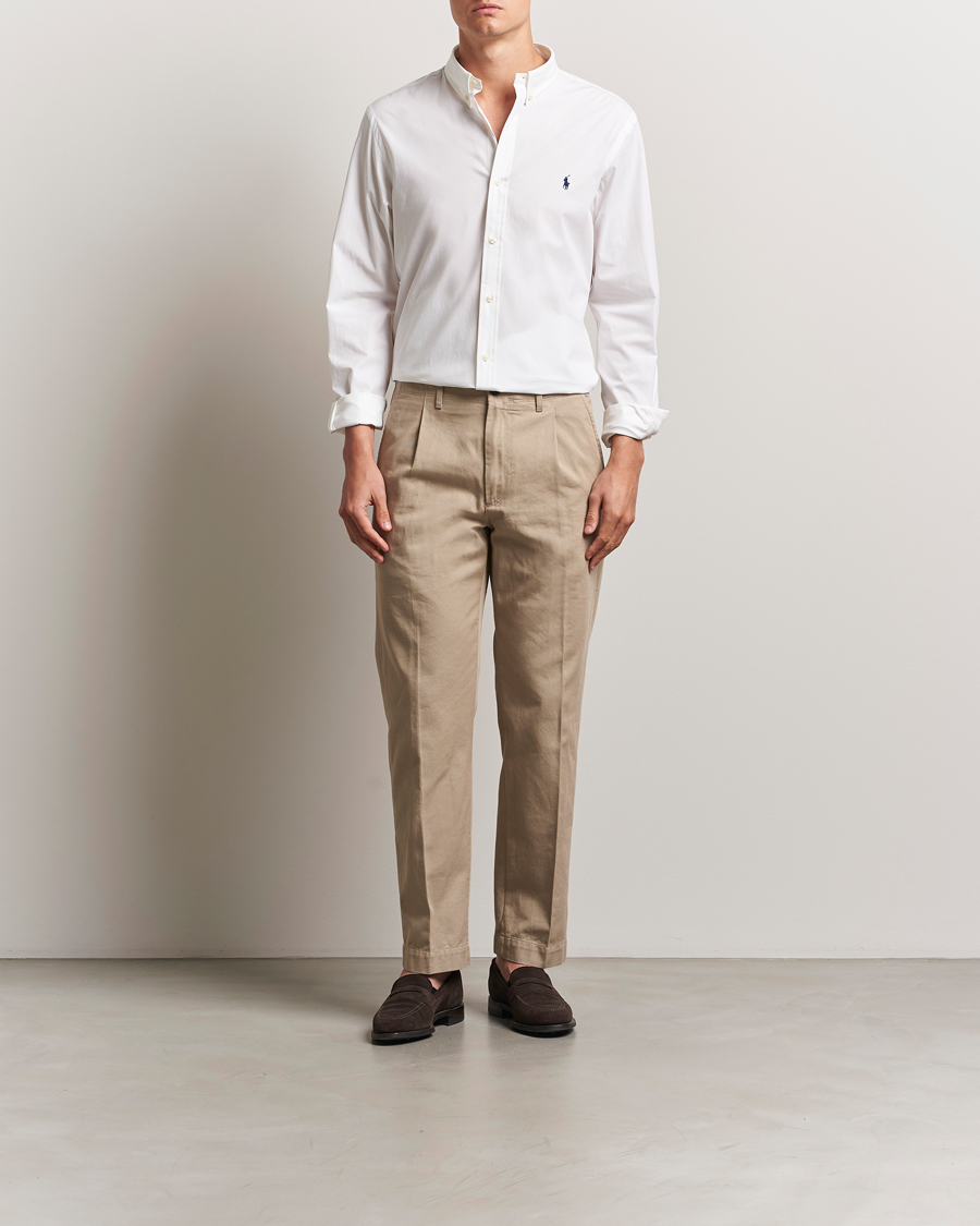 Herr | Skjortor | Polo Ralph Lauren | Slim Fit Poplin Shirt White