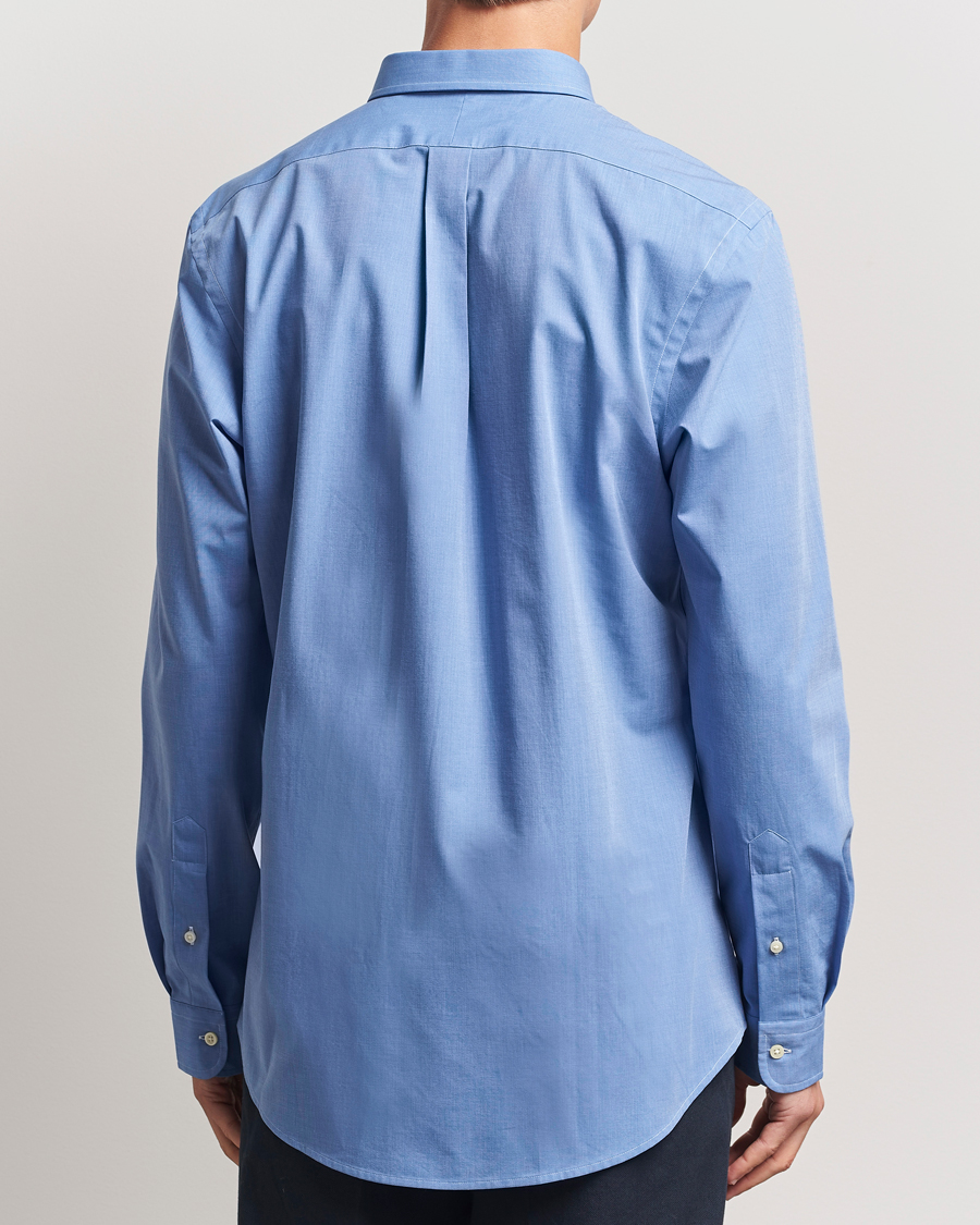 Herr | Skjortor | Polo Ralph Lauren | Slim Fit Poplin Shirt Blue End on End