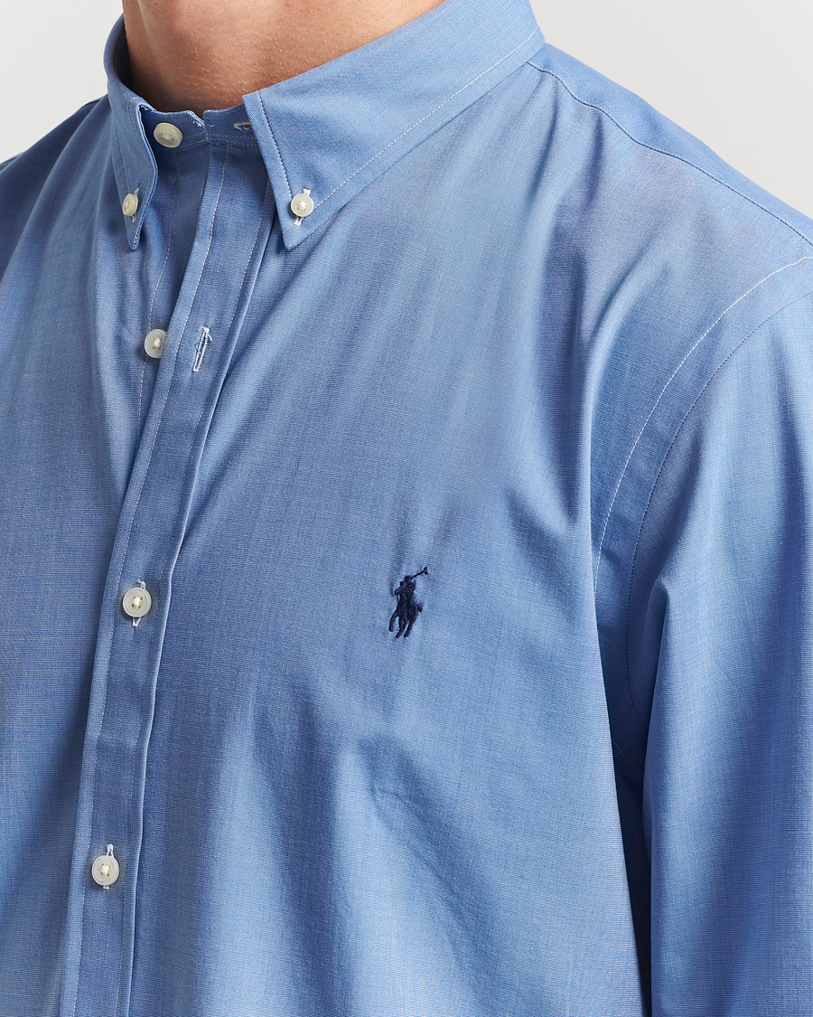 Herr | Skjortor | Polo Ralph Lauren | Slim Fit Poplin Shirt Blue End on End