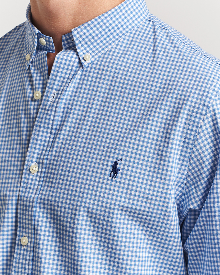 Herr | Skjortor | Polo Ralph Lauren | Slim Fit Poplin Shirt Blue/Check