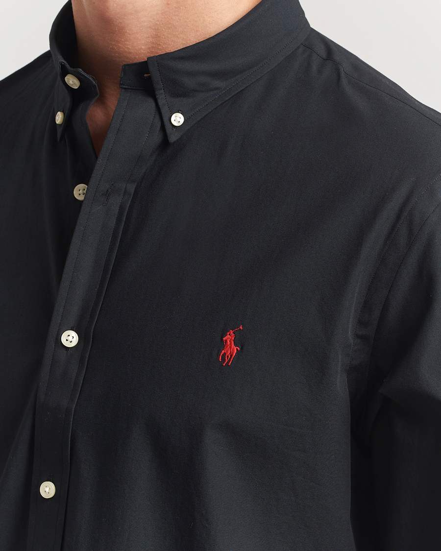 Herr | Skjortor | Polo Ralph Lauren | Slim Fit Poplin Shirt Polo Black