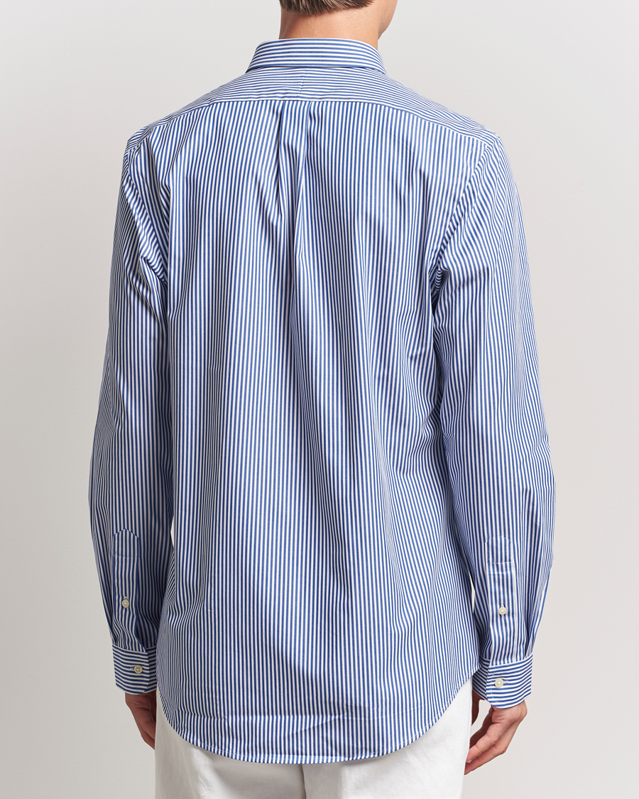 Herr | Skjortor | Polo Ralph Lauren | Slim Fit Poplin Shirt Blue/White Bengal Stripe
