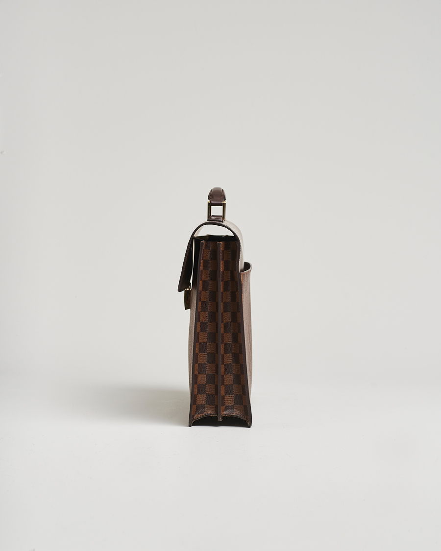 Herr | Pre-Owned & Vintage Bags | Louis Vuitton Pre-Owned | Altona GM Briefcase Damier Ebene