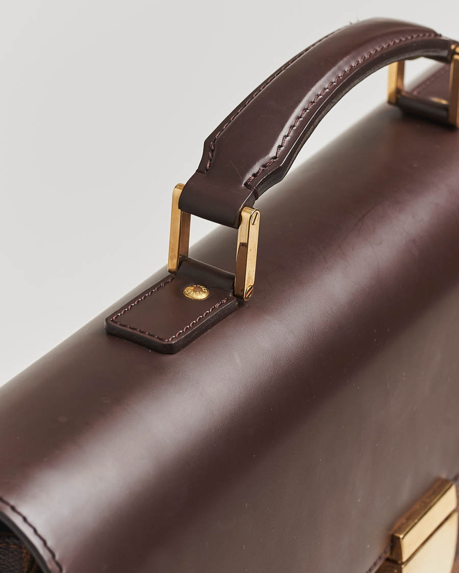Herr | Pre-Owned & Vintage Bags | Louis Vuitton Pre-Owned | Altona GM Briefcase Damier Ebene
