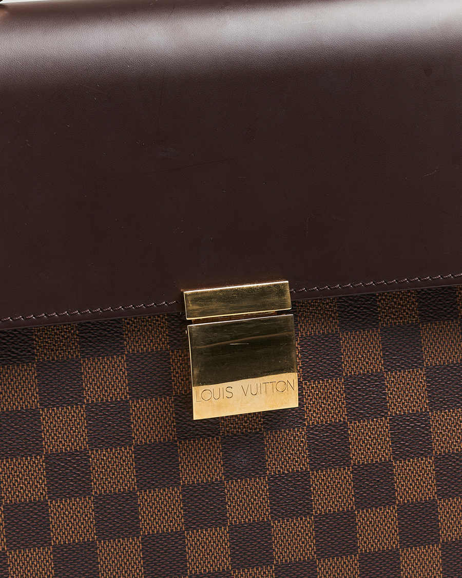 Herr | Pre-Owned & Vintage Bags | Louis Vuitton Pre-Owned | Altona GM Briefcase Damier Ebene