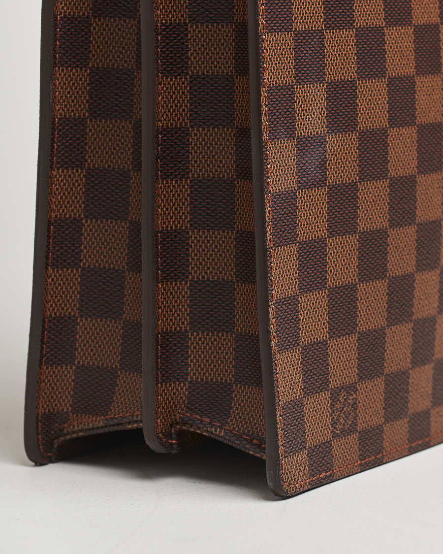 Herr | Pre-Owned & Vintage Bags | Louis Vuitton Pre-Owned | Altona GM Briefcase Damier Ebene
