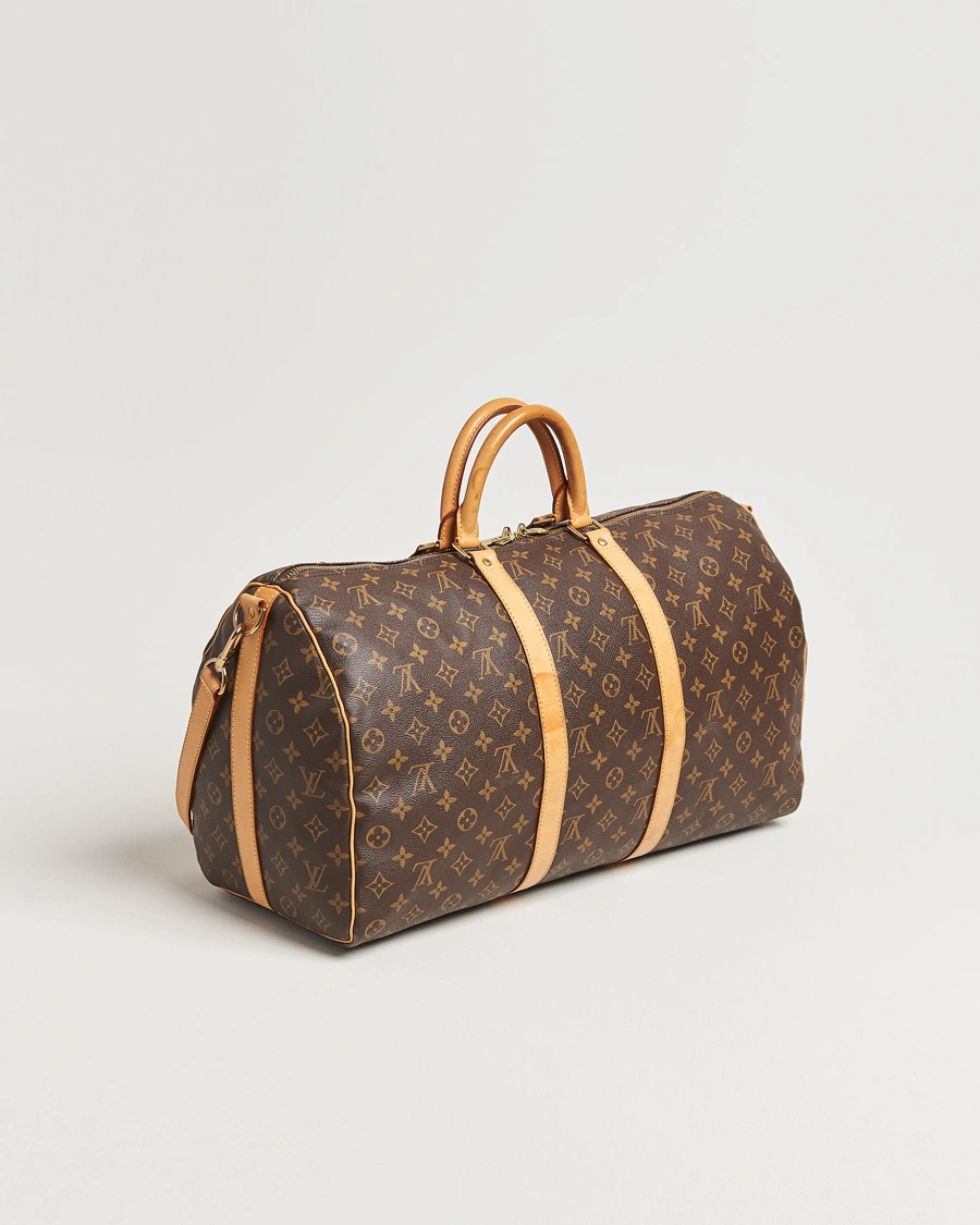 Herr | Pre-Owned & Vintage Bags | Louis Vuitton Pre-Owned | Keepall Bandoulière 50 Monogram