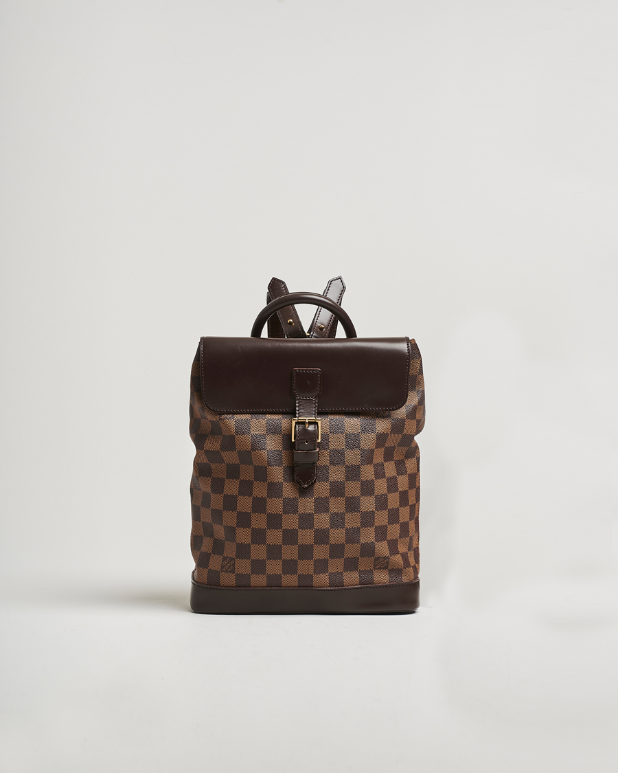 Herr | Pre-Owned & Vintage Bags | Louis Vuitton Pre-Owned | Soho Backpack Damier Ebene