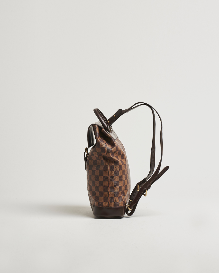 Herr | Pre-Owned & Vintage Bags | Louis Vuitton Pre-Owned | Soho Backpack Damier Ebene