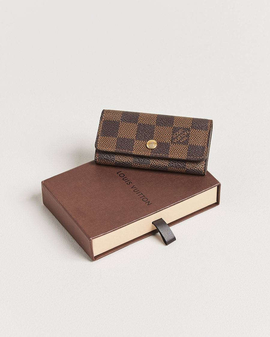 Herr | Pre-Owned & Vintage Bags | Louis Vuitton Pre-Owned | Key Holder Damier Ebene