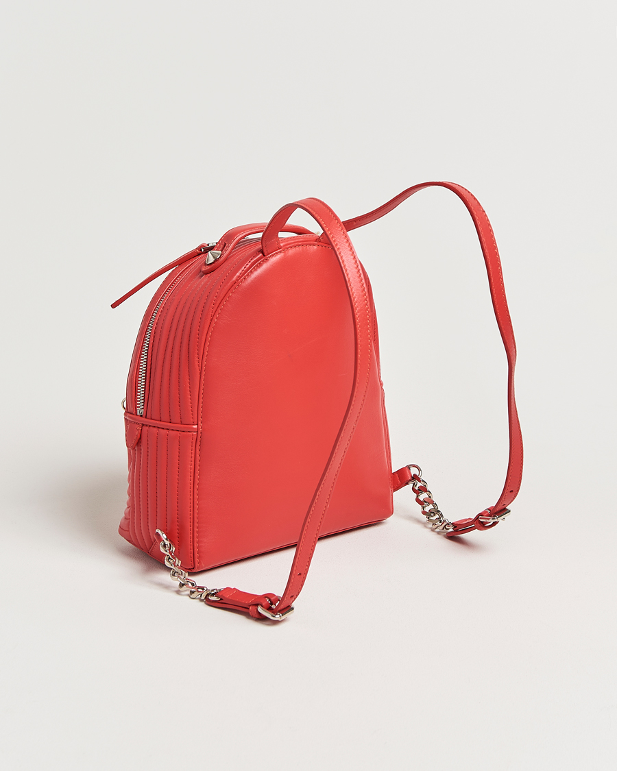 Herr | Pre-Owned & Vintage Bags | Fendi Pre-Owned | Calfskin Backpack Red