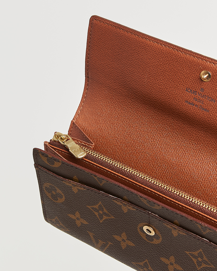 Herr | Louis Vuitton Pre-Owned Pochette Porte Monnaie Credit Wallet Monogram | Louis Vuitton Pre-Owned | Pochette Porte Monnaie Credit Wallet Monogram