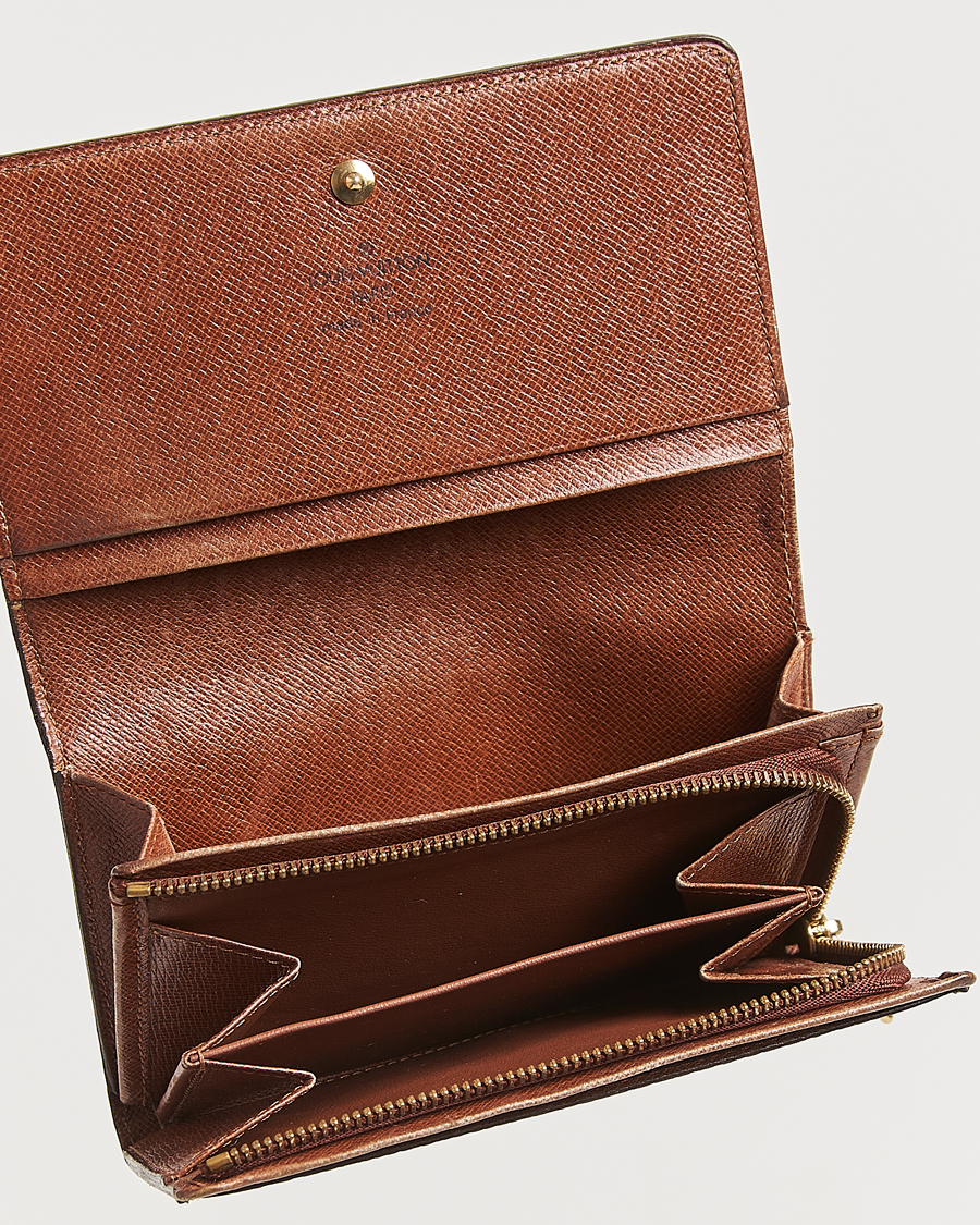 Herr | Louis Vuitton Pre-Owned Porte Monnaie Billets Trésor Wallet Monogram | Louis Vuitton Pre-Owned | Porte Monnaie Billets Trésor Wallet Monogram