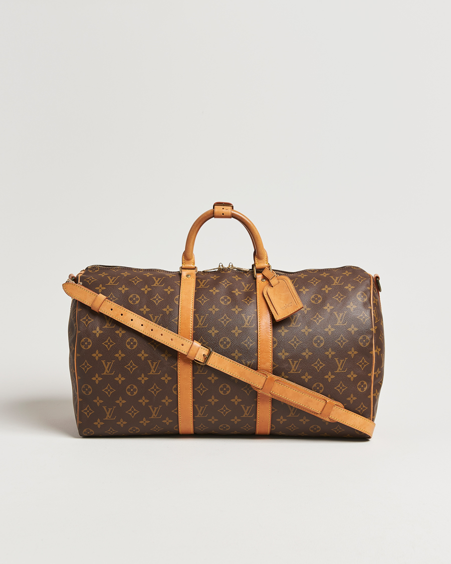 Herr | Pre-Owned & Vintage Bags | Louis Vuitton Pre-Owned | Keepall Bandoulière 50 Monogram
