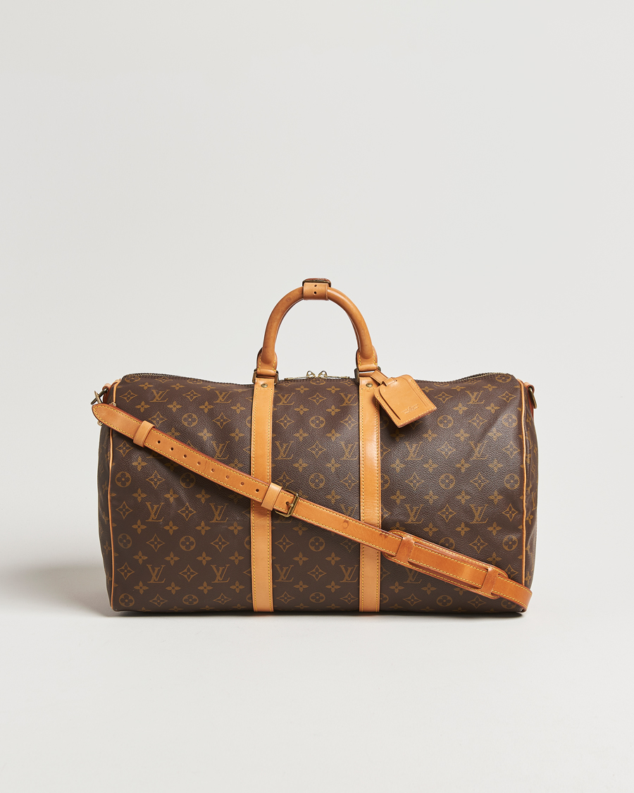 Herr | Pre-Owned & Vintage Bags | Louis Vuitton Pre-Owned | Keepall Bandoulière 50 Monogram