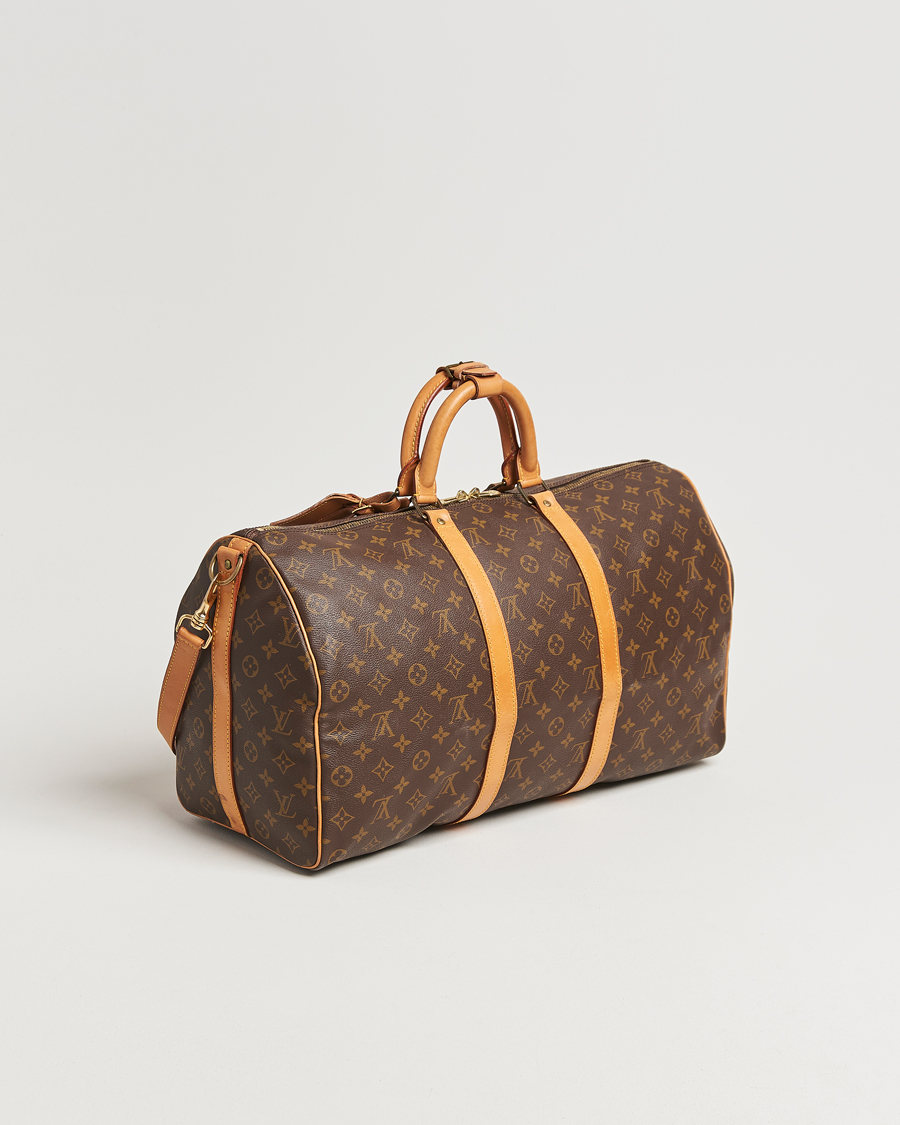 Herr | Pre-Owned & Vintage Bags | Louis Vuitton Pre-Owned | Keepall Bandoulière 50 Monogram