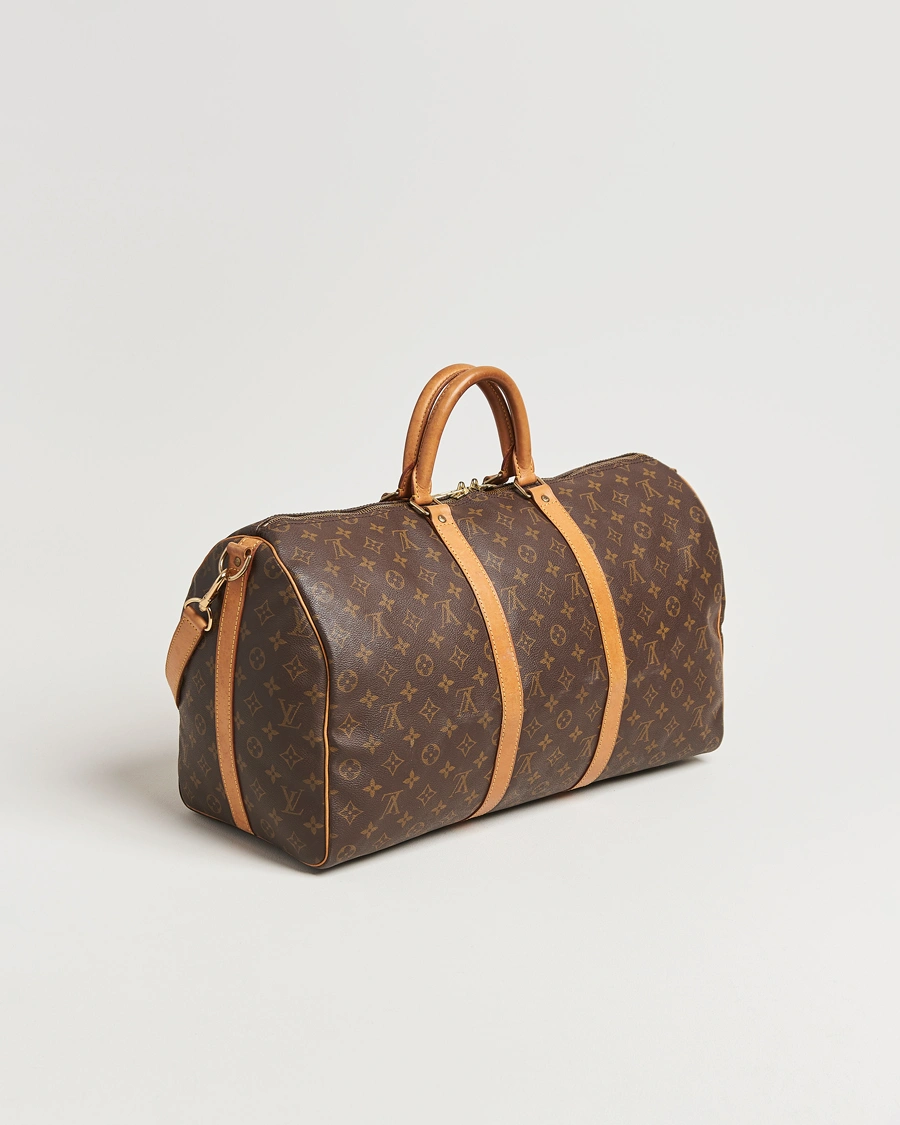 Herr | Pre-Owned & Vintage Bags | Louis Vuitton Pre-Owned | Keepall Bandoulière 50 Monogram