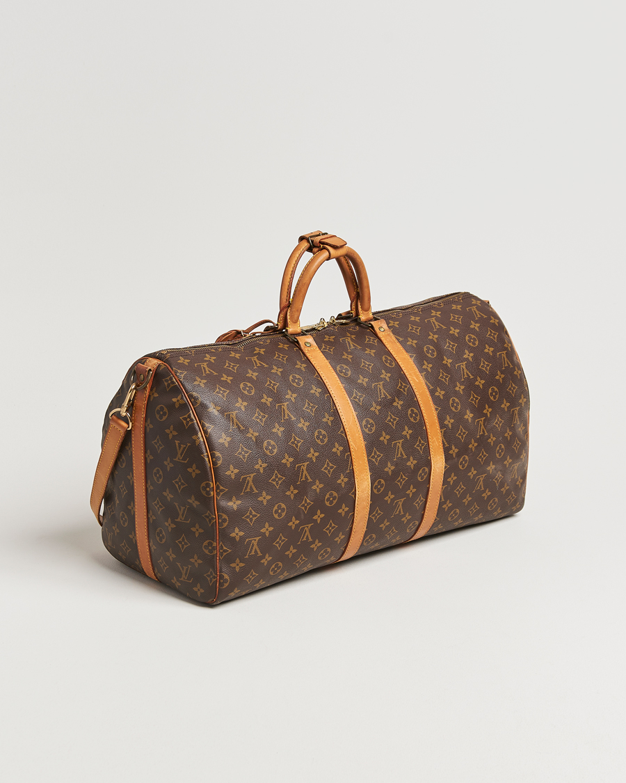 Herr | Pre-Owned & Vintage Bags | Louis Vuitton Pre-Owned | Keepall Bandoulière 55 Monogram