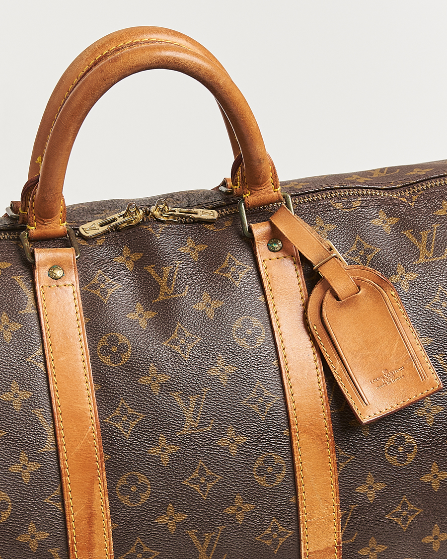 Herr | Pre-Owned & Vintage Bags | Louis Vuitton Pre-Owned | Keepall Bandoulière 55 Monogram