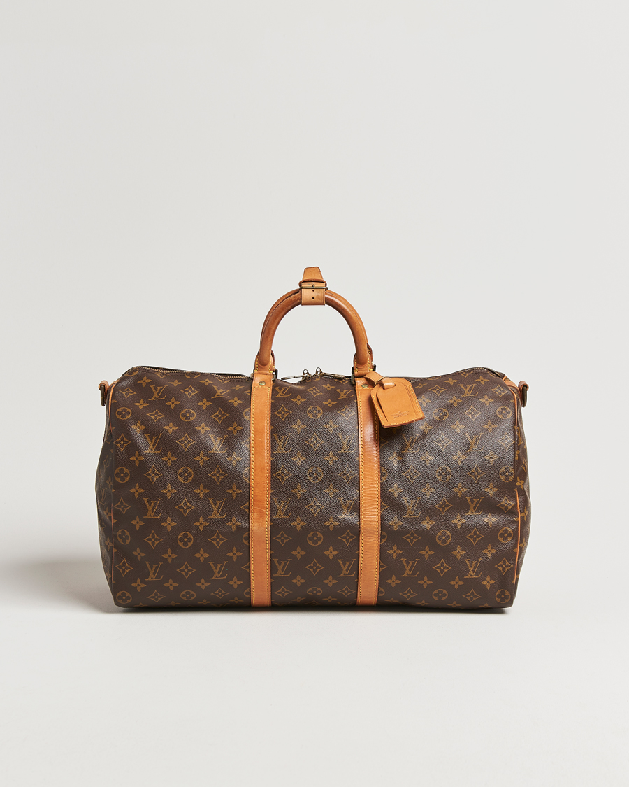 Herr | Pre-Owned & Vintage Bags | Louis Vuitton Pre-Owned | Keepall Bandoulière 50 Monogram