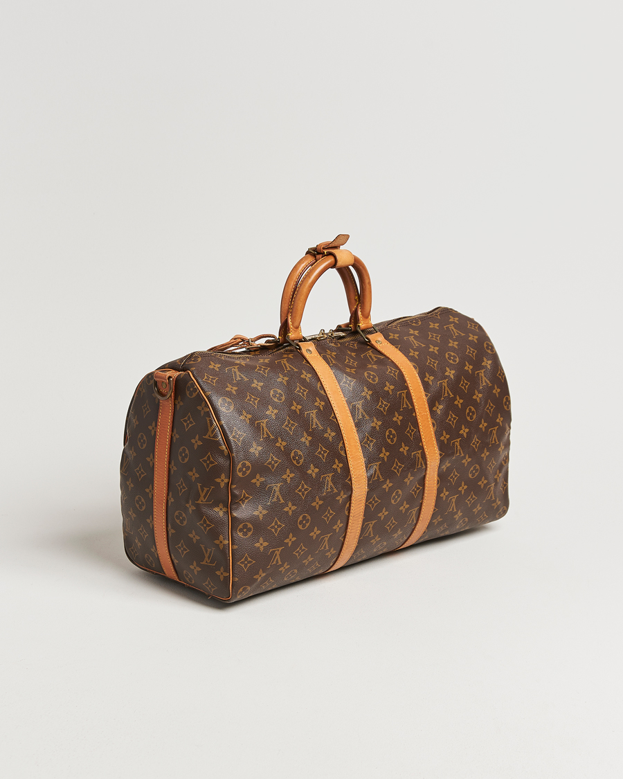 Herr | Pre-Owned & Vintage Bags | Louis Vuitton Pre-Owned | Keepall Bandoulière 50 Monogram