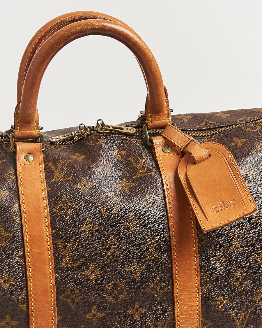 Herr | Pre-Owned & Vintage Bags | Louis Vuitton Pre-Owned | Keepall Bandoulière 50 Monogram