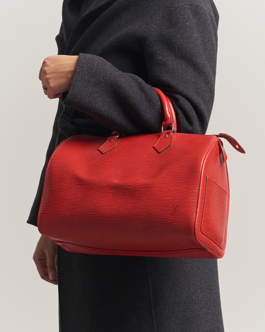 Herr | Pre-Owned & Vintage Bags | Louis Vuitton Pre-Owned | Speedy 30 Handbag Epi Leather Red