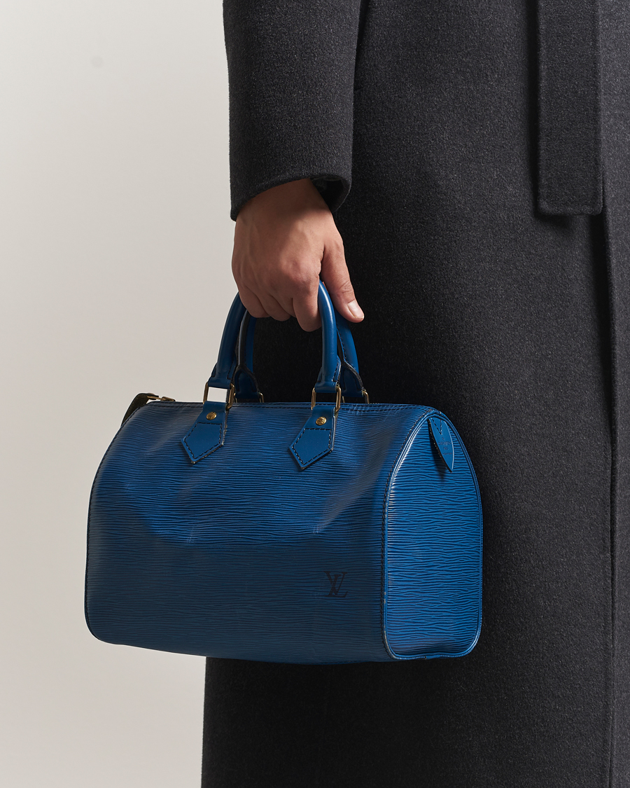 Herr | Gifts for Her | Louis Vuitton Pre-Owned | Speedy 25 Handbag Epi Leather Blue