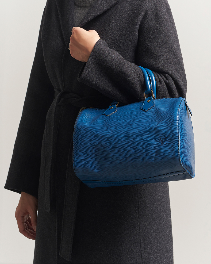 Herr | Gifts for Her | Louis Vuitton Pre-Owned | Speedy 25 Handbag Epi Leather Blue