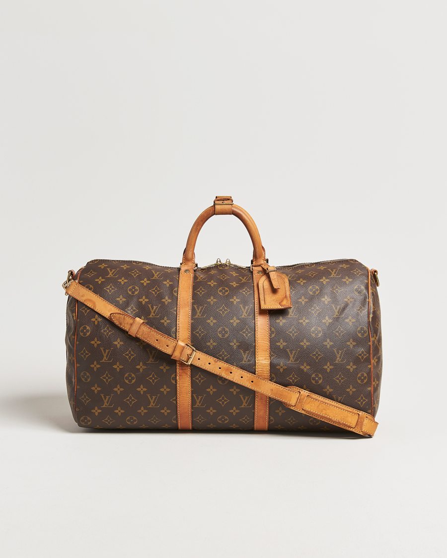 Herr | Pre-Owned & Vintage Bags | Louis Vuitton Pre-Owned | Keepall Bandoulière 50 Monogram