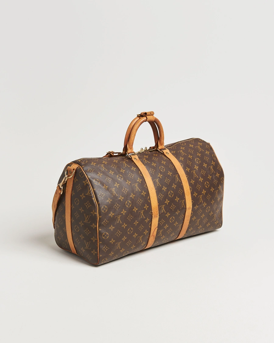 Herr | Pre-Owned & Vintage Bags | Louis Vuitton Pre-Owned | Keepall Bandoulière 50 Monogram