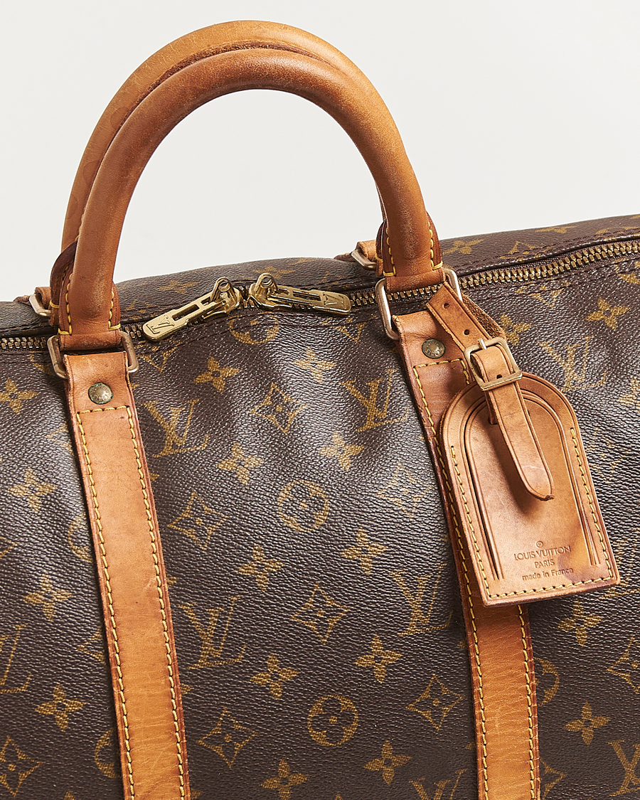 Herr | Pre-Owned & Vintage Bags | Louis Vuitton Pre-Owned | Keepall Bandoulière 50 Monogram