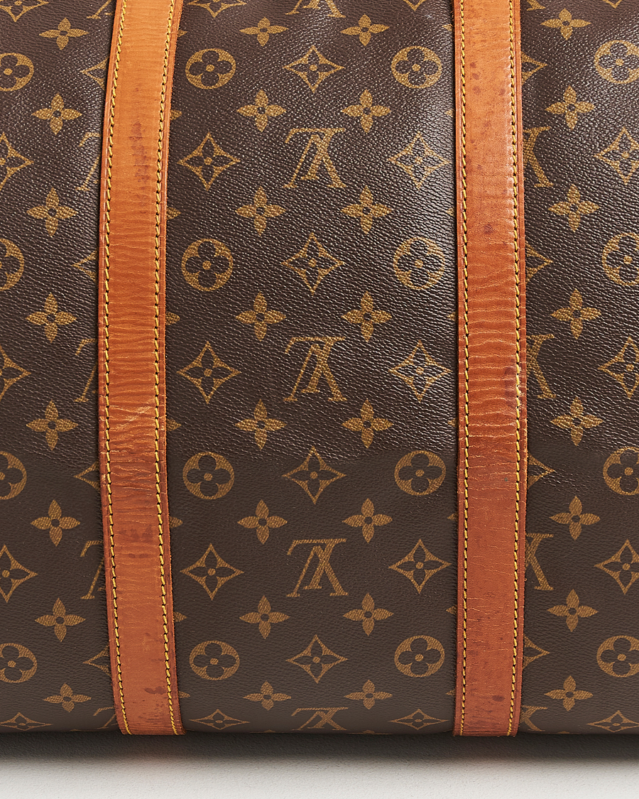 Herr | Pre-Owned & Vintage Bags | Louis Vuitton Pre-Owned | Keepall Bandoulière 55 Monogram